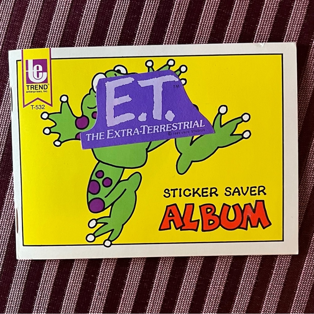 Vintage, 1980 TREND Sticker Saver Album. Used. collectible.
